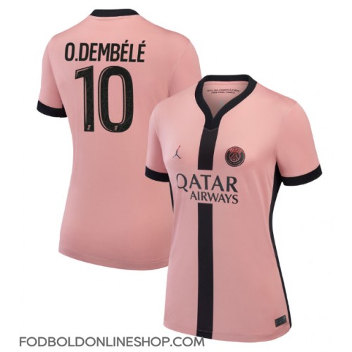 Paris Saint-Germain Ousmane Dembele #10 Tredjetrøje Dame 2024-25 Kortærmet